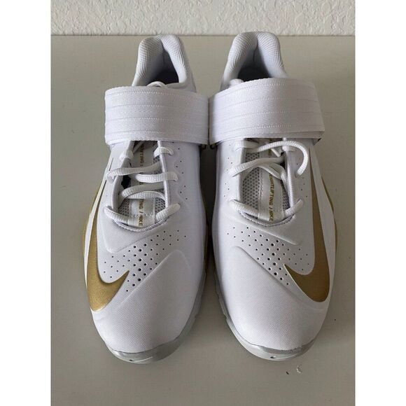 Nike Savaleos White Metallic Gold‎ Weightlifting Shoes CV5708-101 Men’s Sz 10.5 main image 11